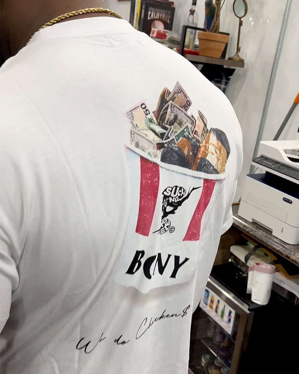 Chicken Bucket Money Tee