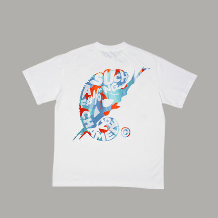 Sunlight Activated Chameleon Tee (Dark Blue-Light Blue-Orange)