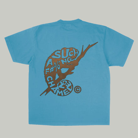 Sunlight Activated Blue Orange Chameleon Tee