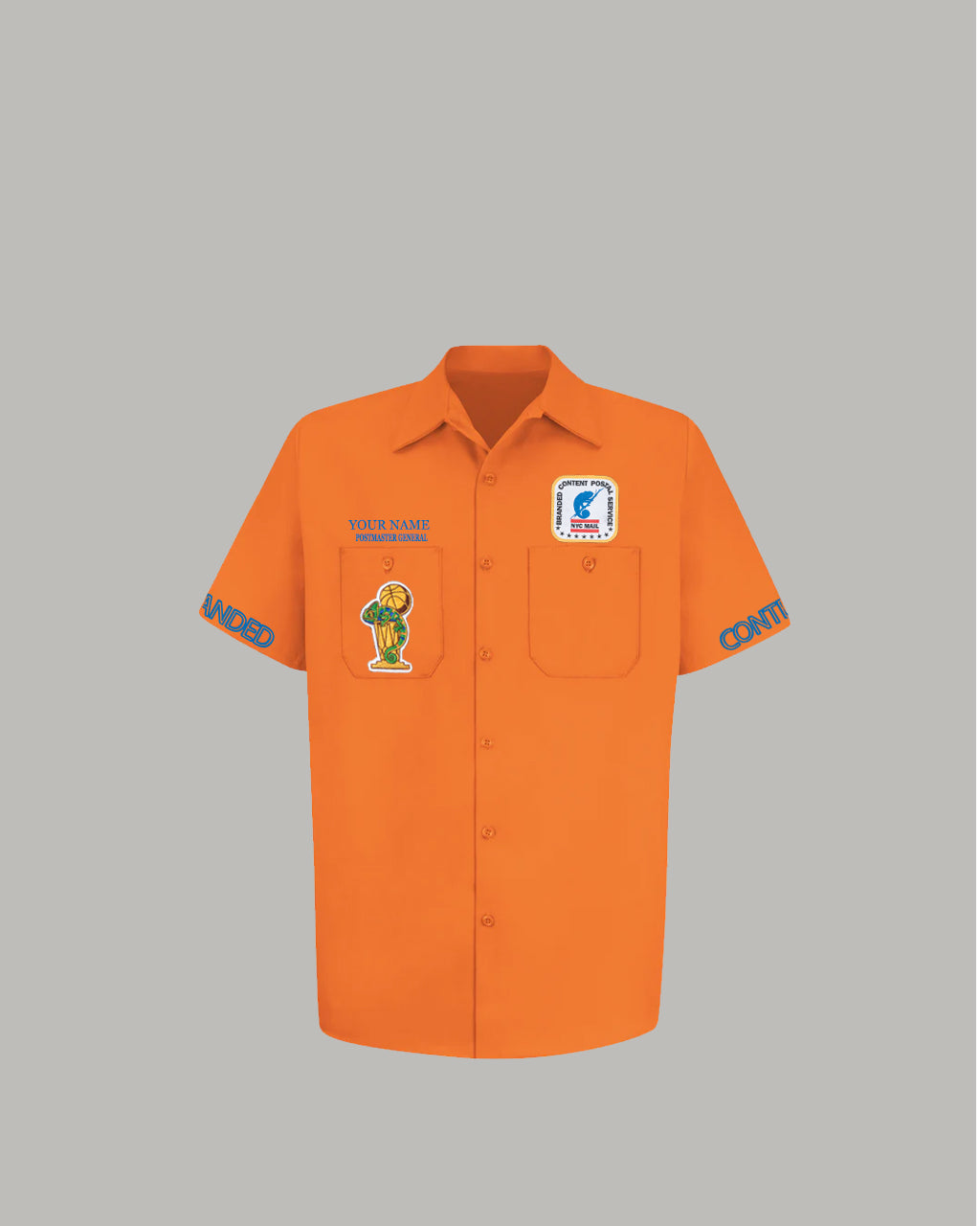 Branded Content Postal Service Glow Button-Up
