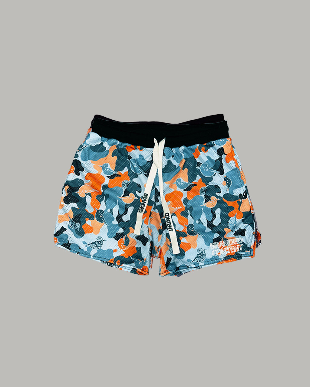 Camouflage Chameleon Mesh Shorts (Blue)