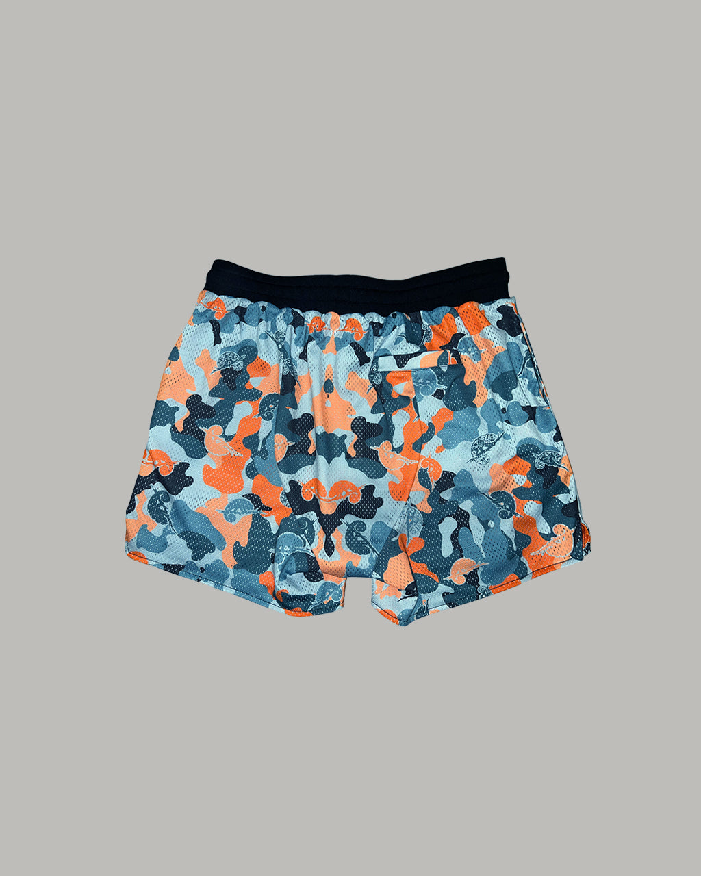 Camouflage Chameleon Mesh Shorts (Blue)