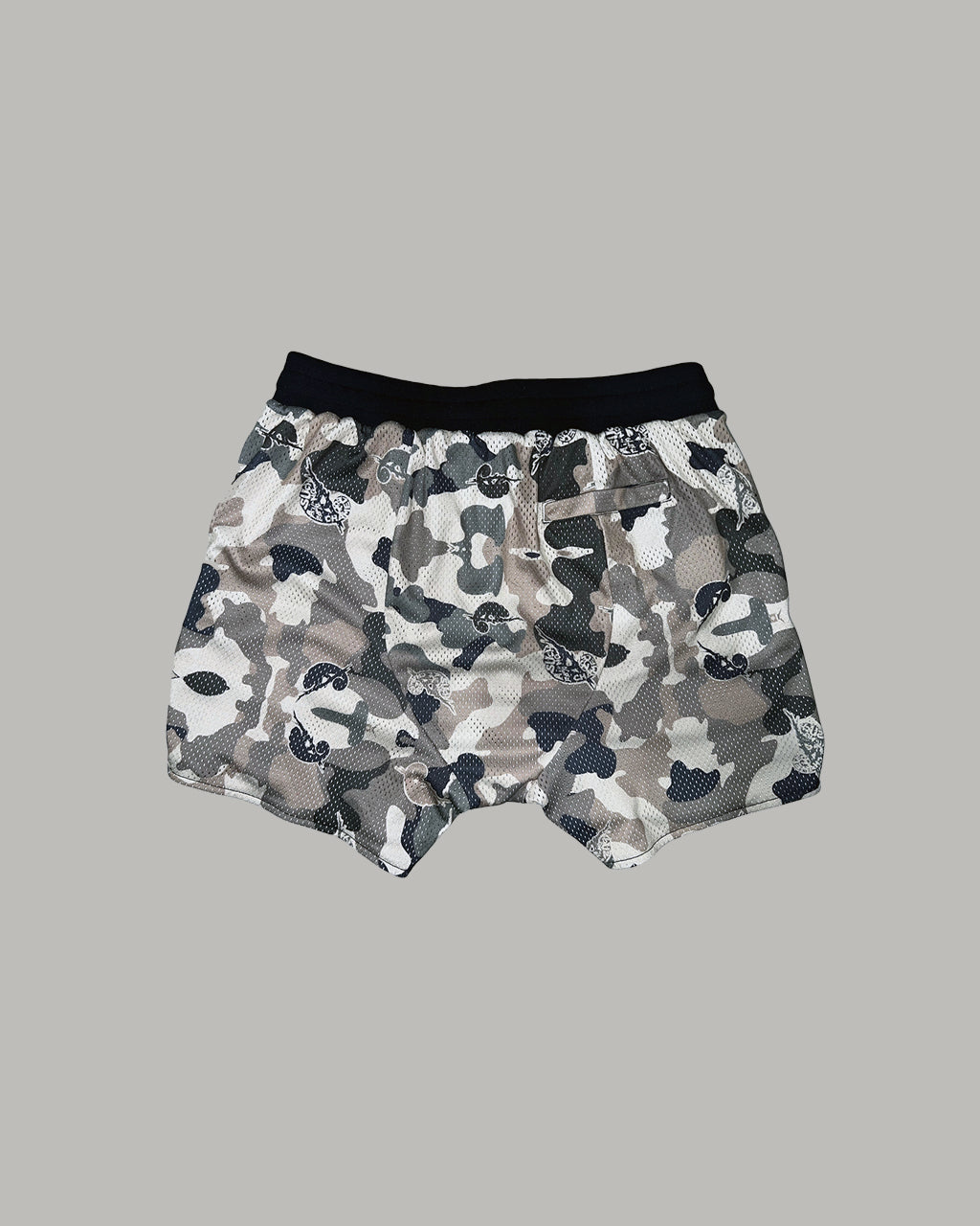 Camouflage Chameleon Mesh Shorts (green)