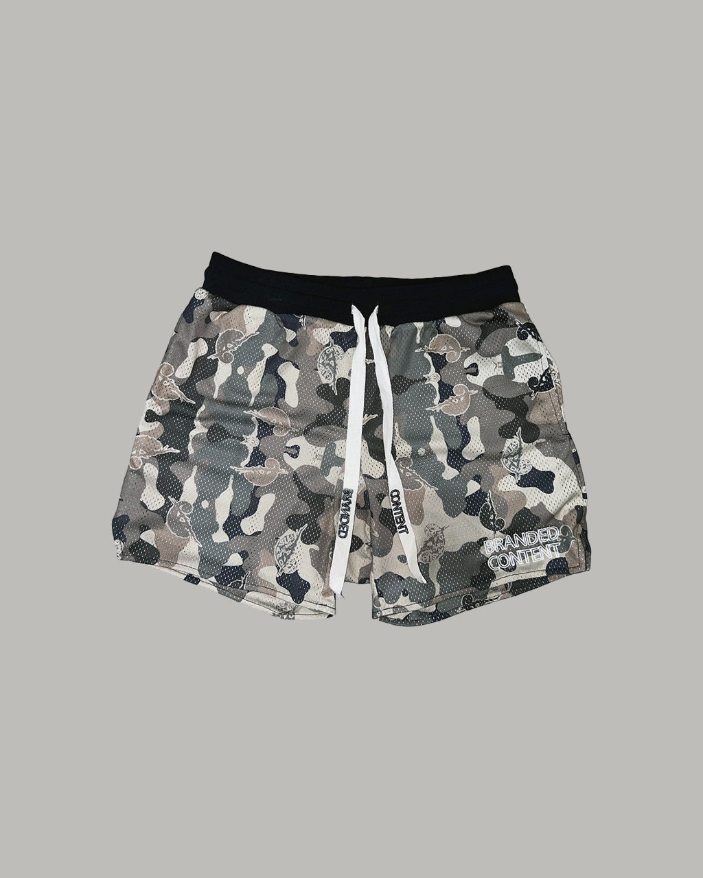 Camouflage Chameleon Mesh Shorts (green)