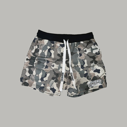 Camouflage Chameleon Mesh Shorts (green)