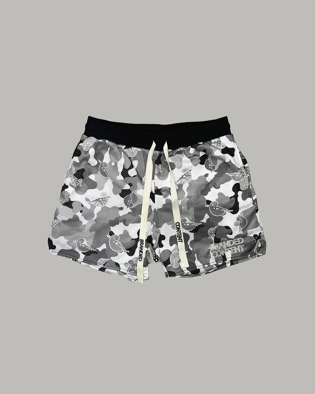Camouflage Chameleon Mesh Shorts (grey)