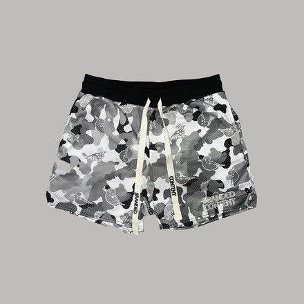 Camouflage Chameleon Mesh Shorts (grey)