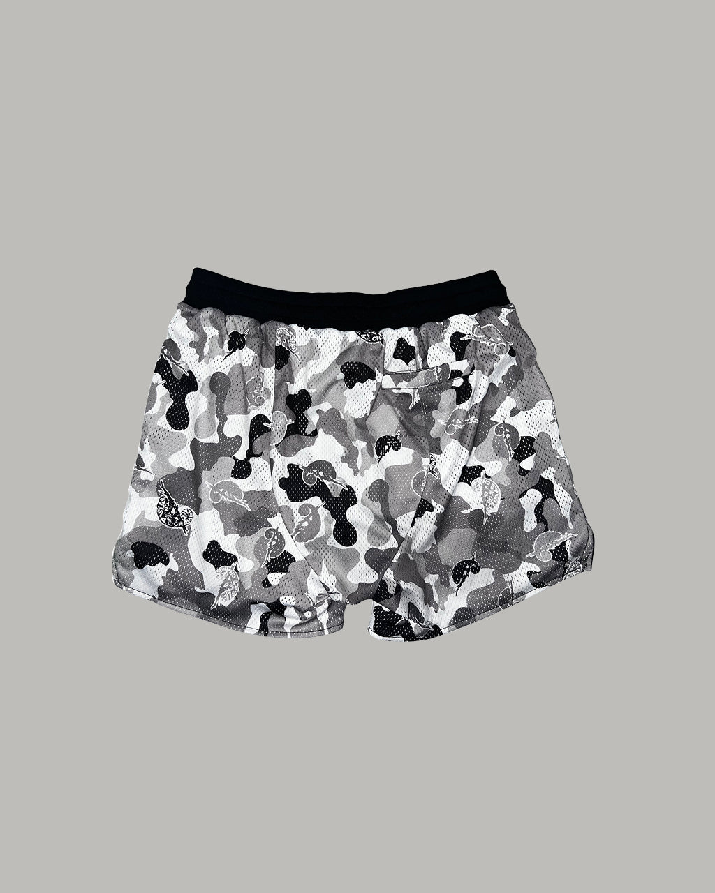 Camouflage Chameleon Mesh Shorts (grey)