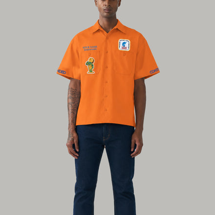Branded Content Postal Service Glow Button-Up