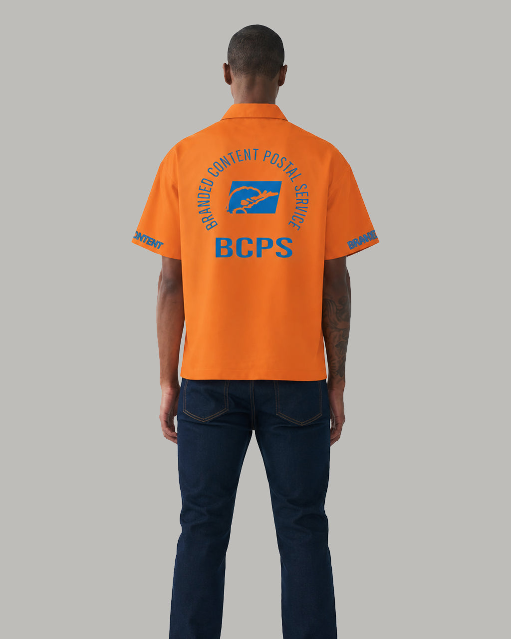 Branded Content Postal Service Glow Button-Up
