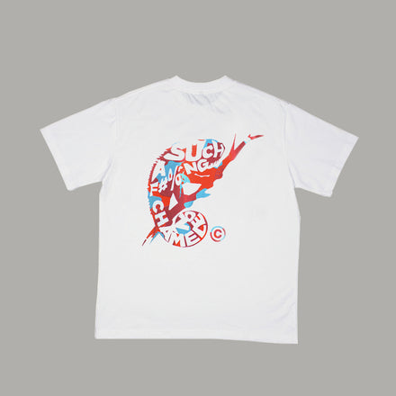 Sunlight-Reveal Chameleon Tee (Magenta-Blue-Orange)